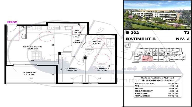 Ma-Cabane - Neuf Appartement CRAPONNE, 72 m²