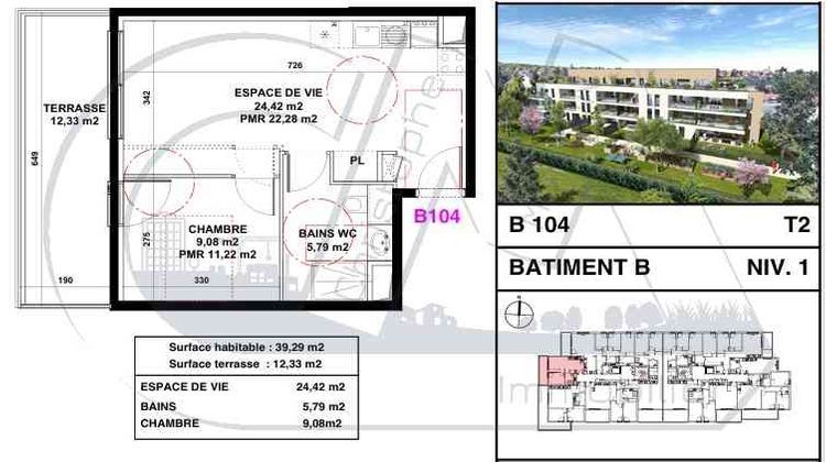 Ma-Cabane - Neuf Appartement CRAPONNE, 61 m²