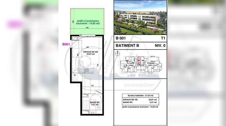 Ma-Cabane - Neuf Appartement CRAPONNE, 31 m²