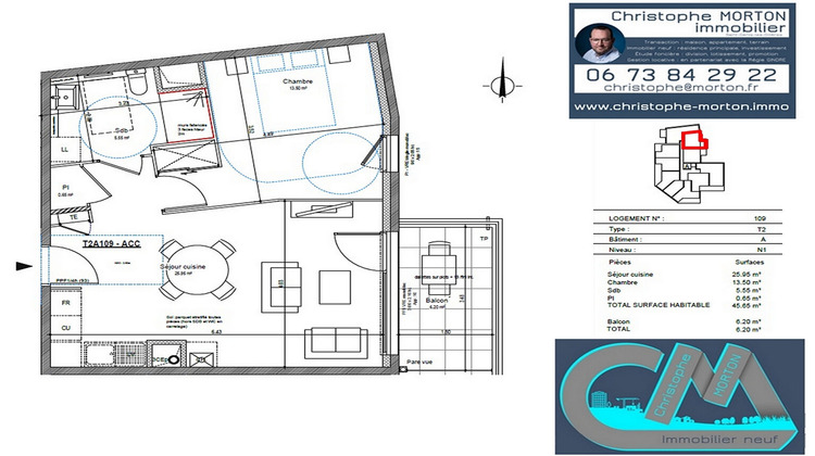 Ma-Cabane - Neuf Appartement CRAPONNE, 45 m²