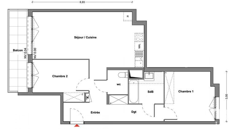 Ma-Cabane - Neuf Appartement Créteil, 69 m²