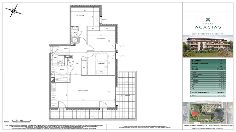 Ma-Cabane - Neuf Appartement DOUVAINE, 86 m²