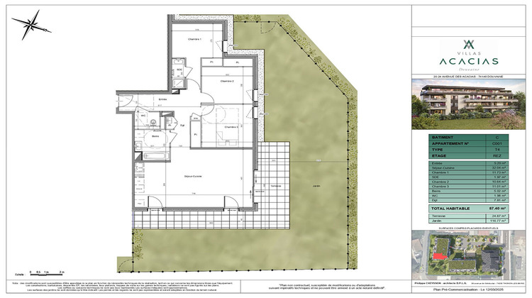 Ma-Cabane - Neuf Appartement DOUVAINE, 87 m²