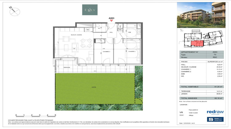 Ma-Cabane - Neuf Appartement EPAGNY, 61 m²