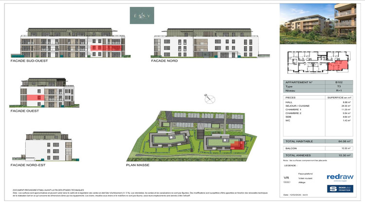 Ma-Cabane - Neuf Appartement EPAGNY, 64 m²