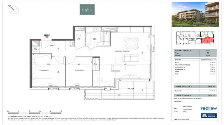 Ma-Cabane - Neuf Appartement EPAGNY, 64 m²