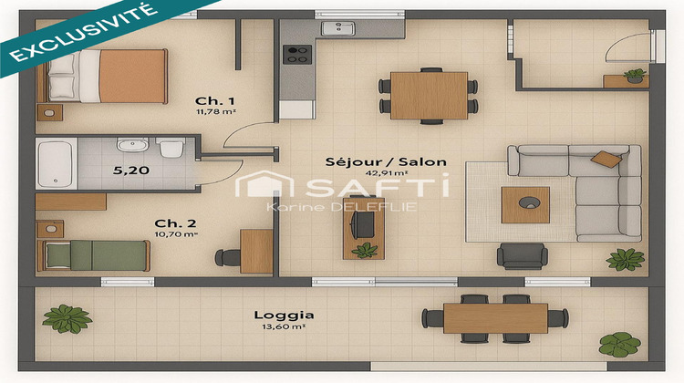 Ma-Cabane - Neuf Appartement Eygalieres, 77 m²