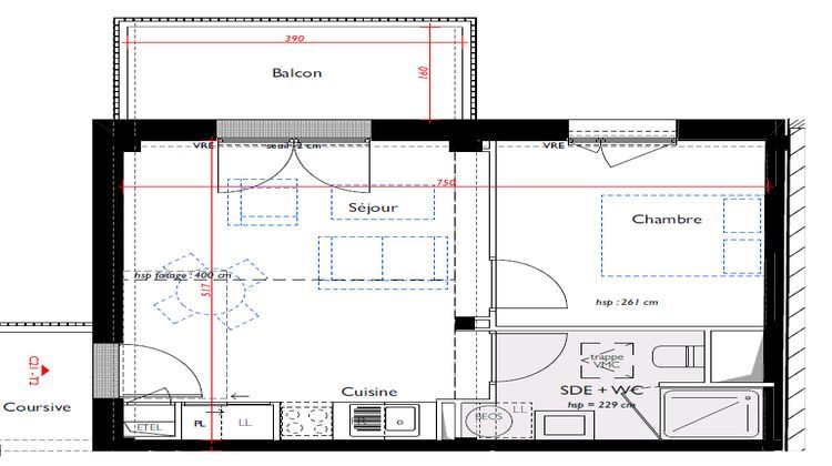 Ma-Cabane - Neuf Appartement FOUGERES, 36 m²