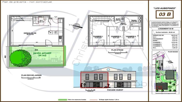 Ma-Cabane - Neuf Appartement FRANCHEVILLE, 80 m²