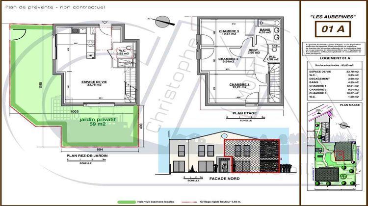 Ma-Cabane - Neuf Appartement FRANCHEVILLE, 80 m²