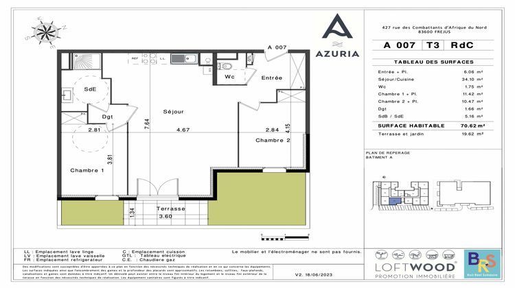 Ma-Cabane - Neuf Appartement Fréjus, 70 m²