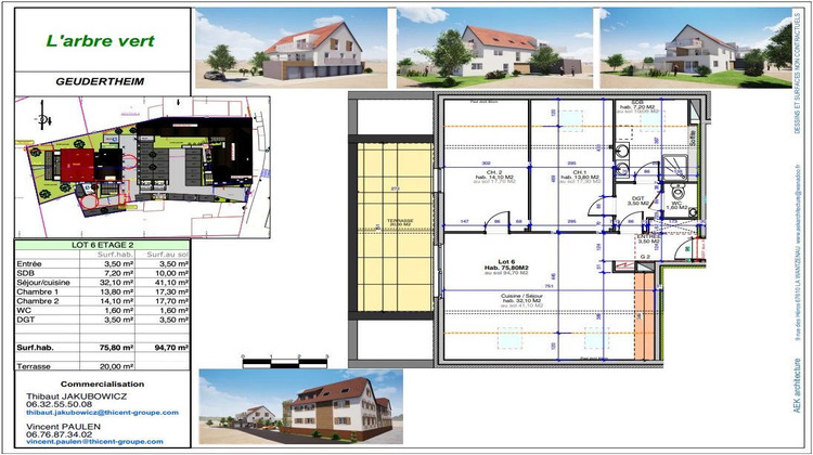 Ma-Cabane - Neuf Appartement Geudertheim, 75 m²