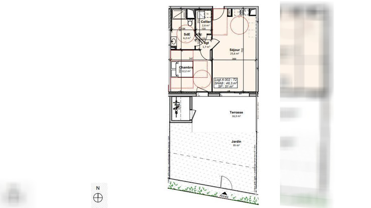 Ma-Cabane - Neuf Appartement Givrand, 48 m²
