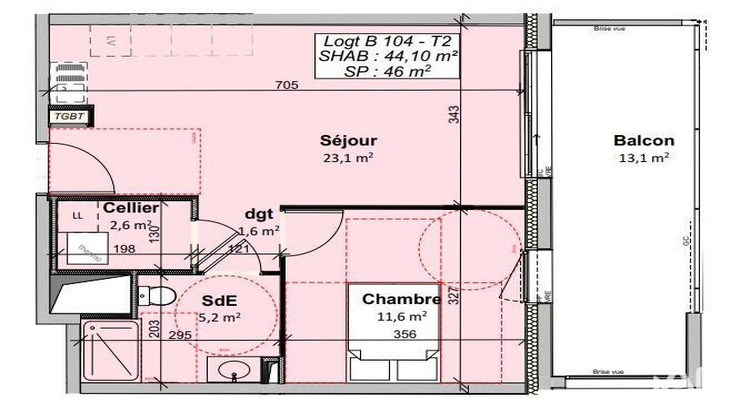 Ma-Cabane - Neuf Appartement Givrand, 44 m²