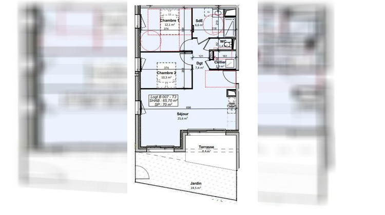 Ma-Cabane - Neuf Appartement Givrand, 66 m²