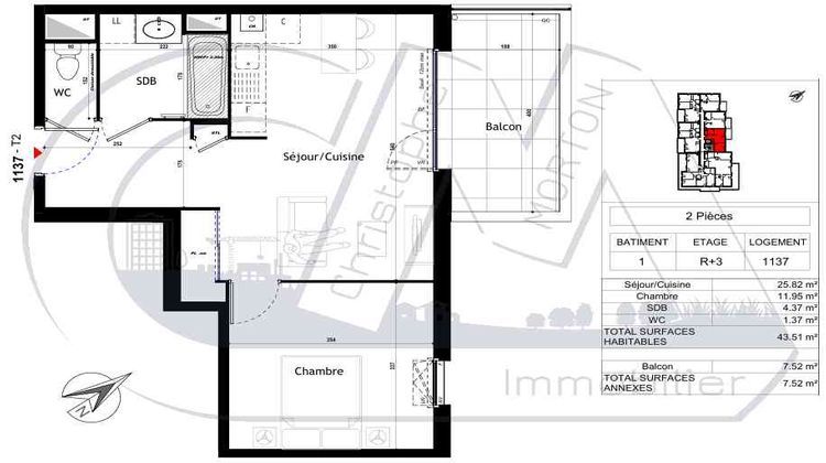 Ma-Cabane - Neuf Appartement L'ARBRESLE, 43 m²