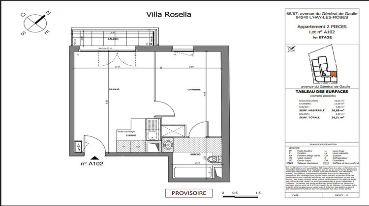 Ma-Cabane - Neuf Appartement L'HAY-LES-ROSES, 36 m²