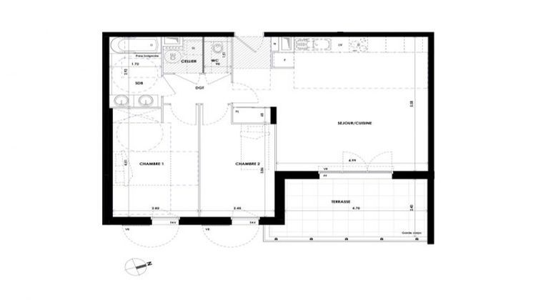Ma-Cabane - Neuf Appartement La Ciotat, 66 m²