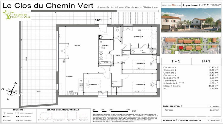 Ma-Cabane - Neuf Appartement La Jarrie, 112 m²