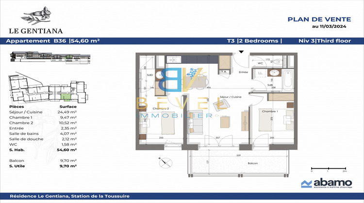 Ma-Cabane - Neuf Appartement La toussuire, 54 m²