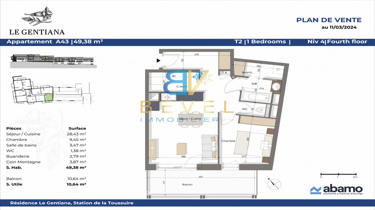 Ma-Cabane - Neuf Appartement La toussuire, 49 m²