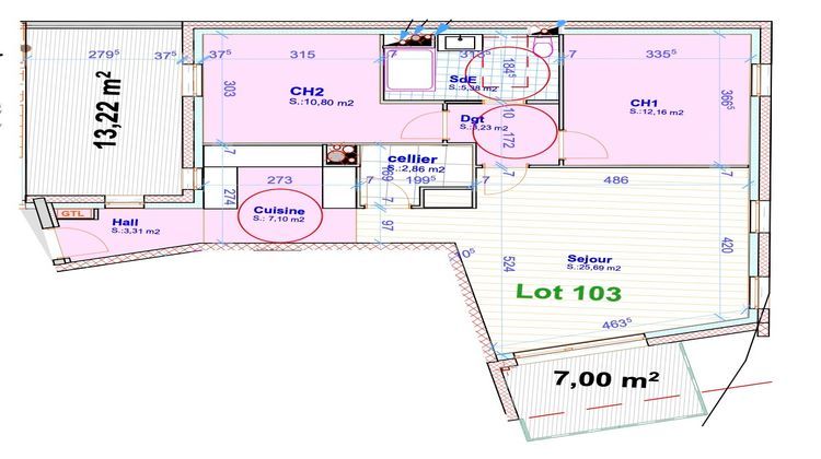 Ma-Cabane - Neuf Appartement LANDERNEAU, 70 m²