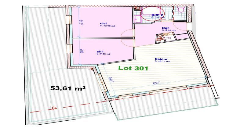 Ma-Cabane - Neuf Appartement LANDERNEAU, 70 m²