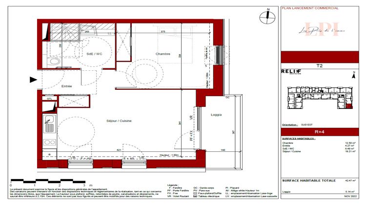 Ma-Cabane - Neuf Appartement Laon, 42 m²