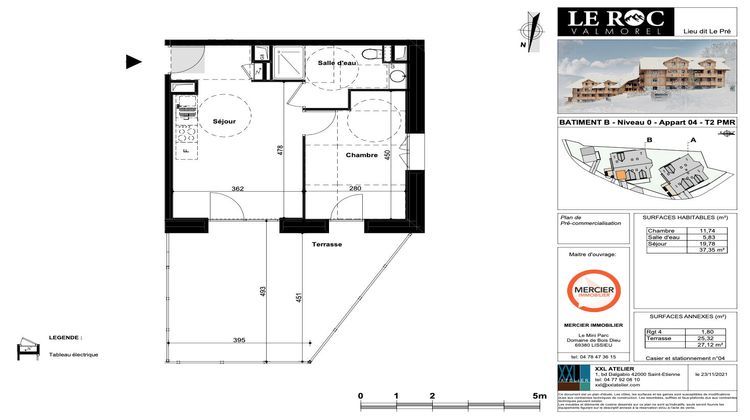 Ma-Cabane - Neuf Appartement Les Avanchers Valmorel, 37 m²