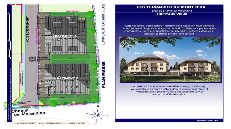 Ma-Cabane - Neuf Appartement LES HOPITAUX-VIEUX, 0 m²