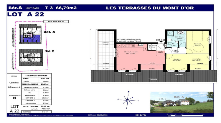 Ma-Cabane - Neuf Appartement LES HOPITAUX-VIEUX, 0 m²