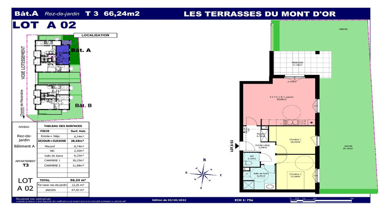 Ma-Cabane - Neuf Appartement LES HOPITAUX-VIEUX, 0 m²