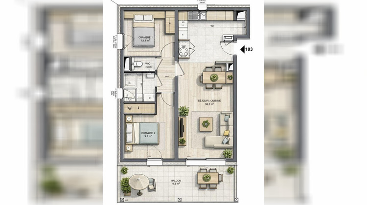 Ma-Cabane - Neuf Appartement Les Rousses, 62 m²