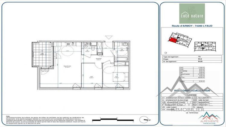 Ma-Cabane - Neuf Appartement Lyaud, 65 m²