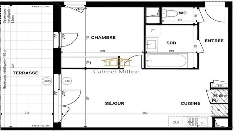 Ma-Cabane - Neuf Appartement MARSILLARGUES, 42 m²