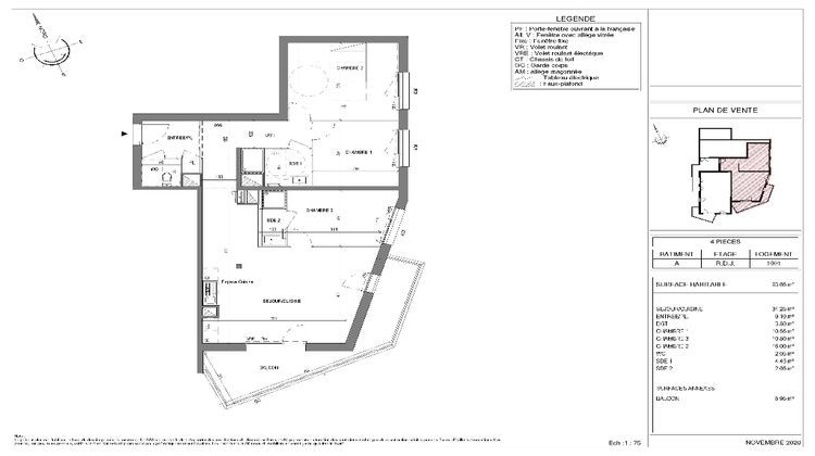 Ma-Cabane - Neuf Appartement MAUVES-SUR-LOIRE, 93 m²