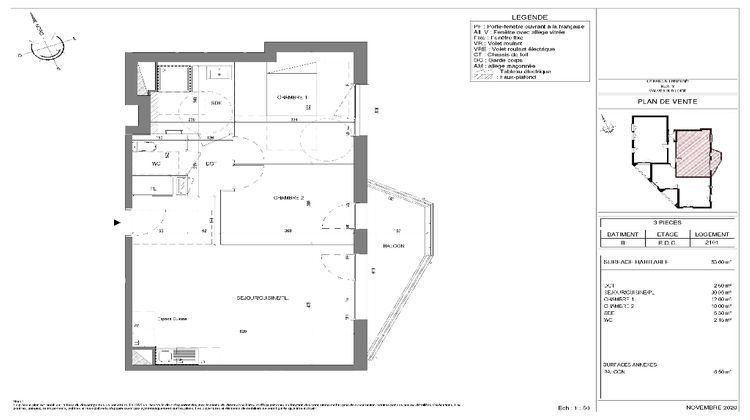 Ma-Cabane - Neuf Appartement MAUVES-SUR-LOIRE, 63 m²