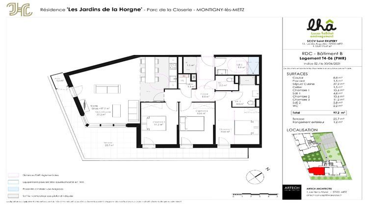 Ma-Cabane - Neuf Appartement MONTIGNY-LES-METZ, 96 m²