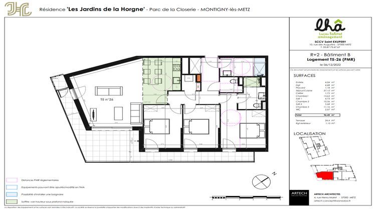 Ma-Cabane - Neuf Appartement MONTIGNY-LES-METZ, 96 m²