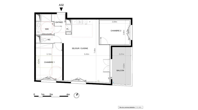 Ma-Cabane - Neuf Appartement MONTPELLIER, 69 m²