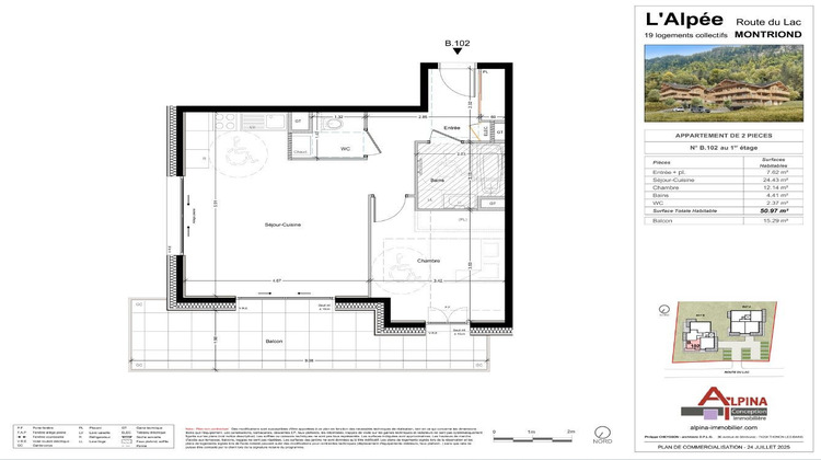 Ma-Cabane - Neuf Appartement Montriond, 50 m²