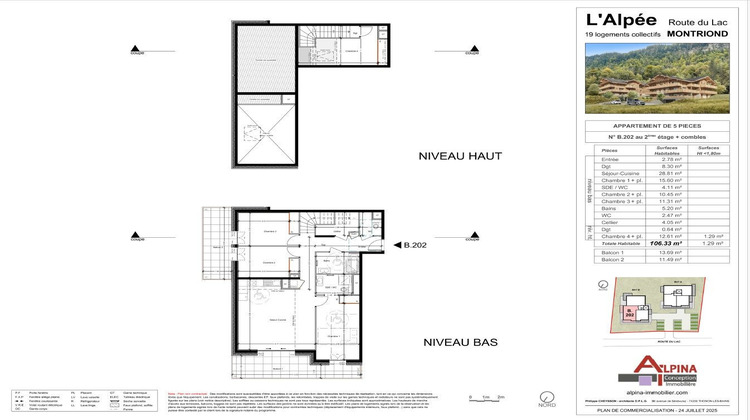 Ma-Cabane - Neuf Appartement Montriond, 106 m²
