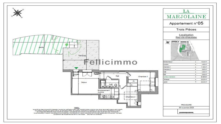 Ma-Cabane - Neuf Appartement Mouans-Sartoux, 51 m²