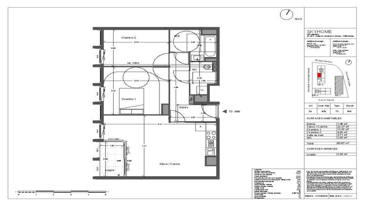Ma-Cabane - Neuf Appartement NANTES, 62 m²