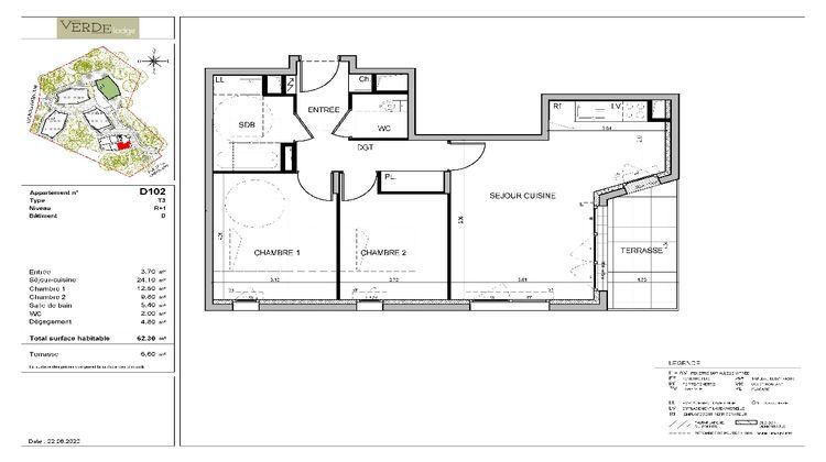 Ma-Cabane - Neuf Appartement NANTES, 62 m²