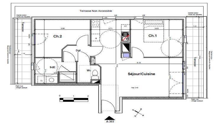 Ma-Cabane - Neuf Appartement Nantes, 61 m²