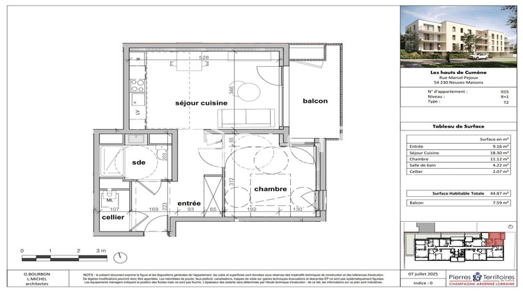 Ma-Cabane - Neuf Appartement Neuves-Maisons, 45 m²