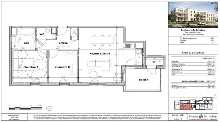 Ma-Cabane - Neuf Appartement Neuves-Maisons, 67 m²