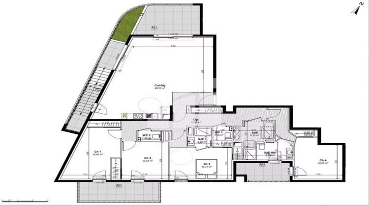 Ma-Cabane - Neuf Appartement Nice, 139 m²