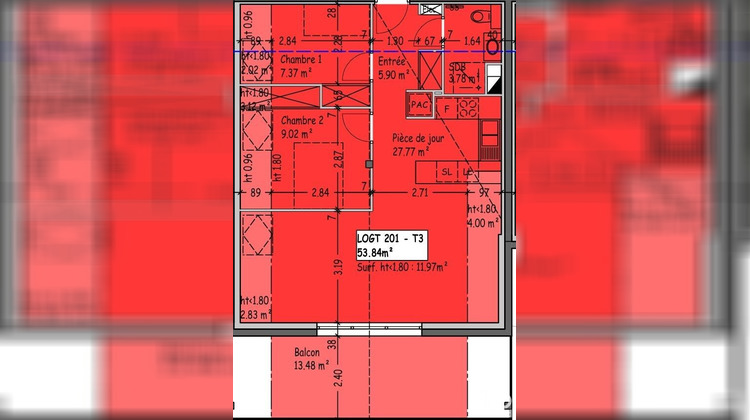 Ma-Cabane - Neuf Appartement Nods, 54 m²